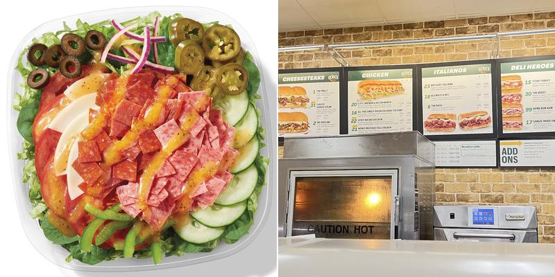 Subway Menu
