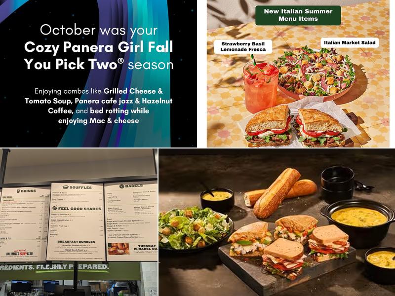 Panera Bread Menu