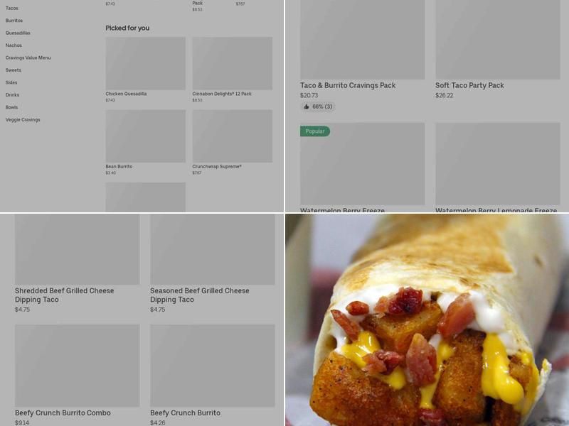 Taco Bell Menu