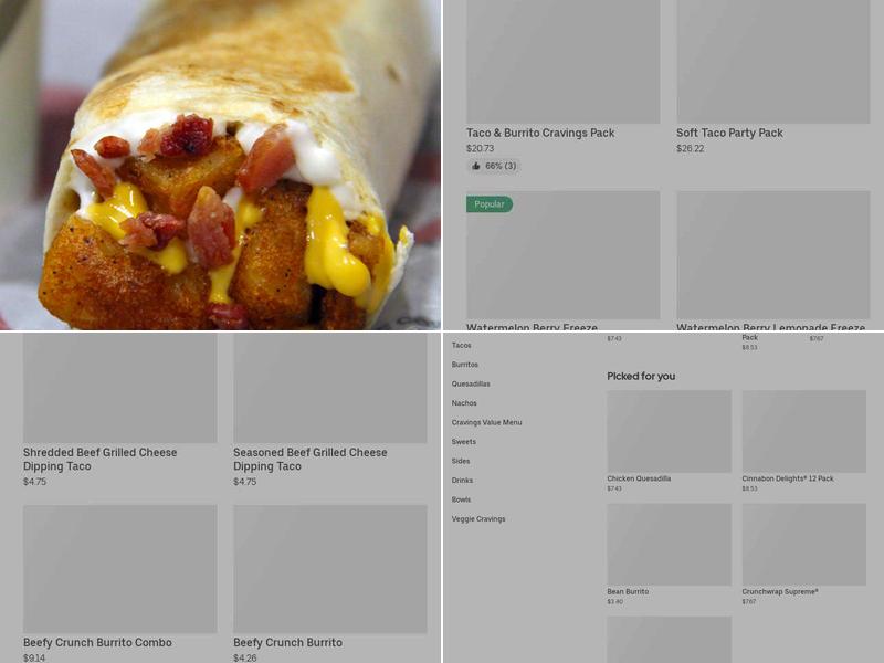 Taco Bell Menu