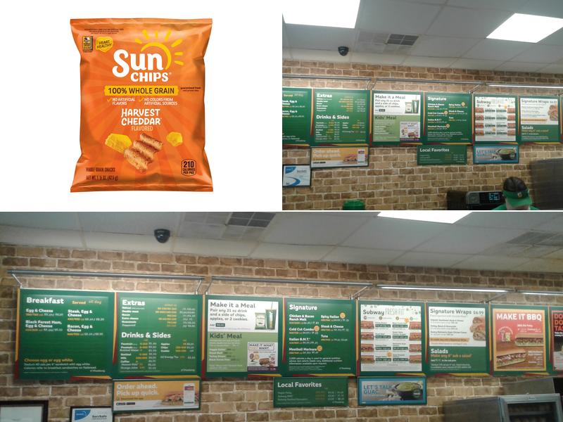 Subway Menu