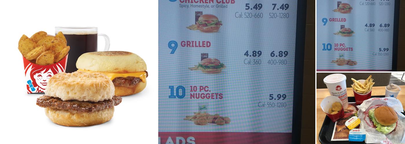 Wendy's Menu