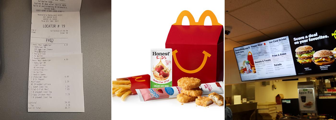 McDonald's Menu