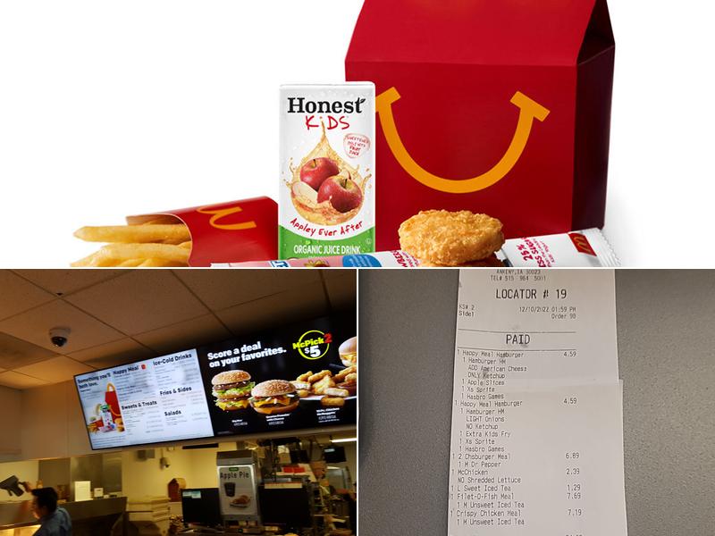 McDonald's Menu