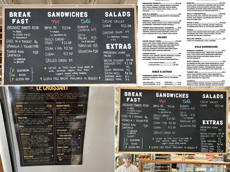Le Croissant Menu