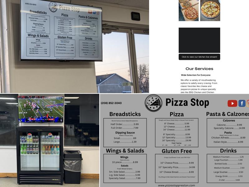 Pizza Stop Smithfield Menu