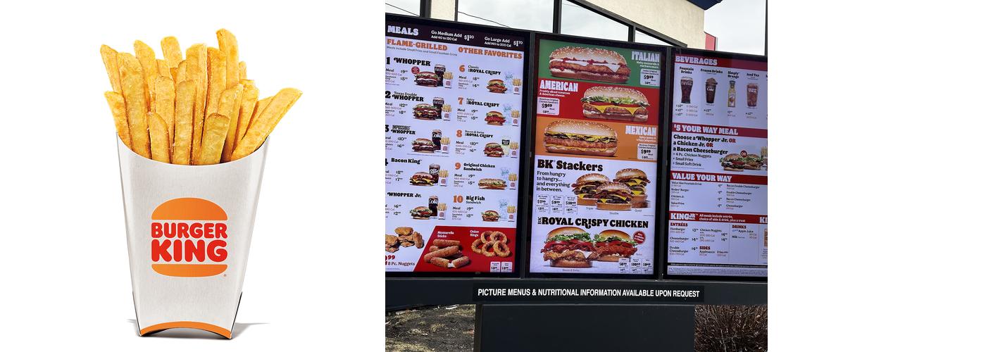 Burger King Menu