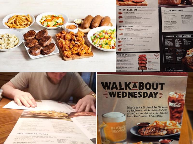 Outback Steakhouse Menu