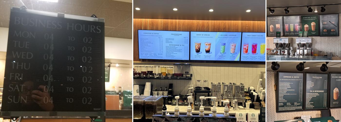 Starbucks Menu