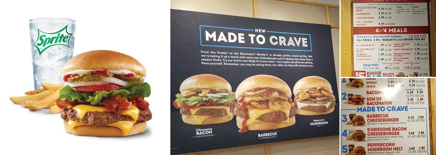 Wendy's Menu