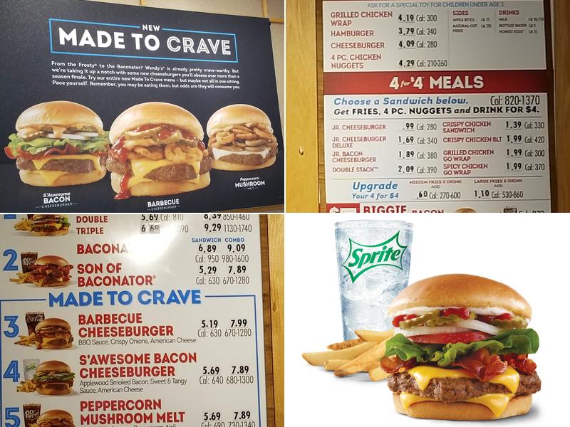 Wendy's Menu