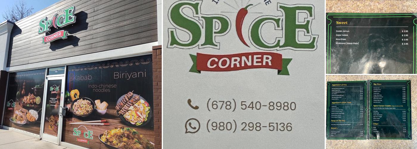 Spice Corner Menu