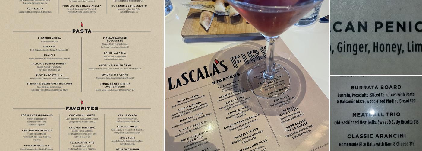 LaScala's Fire Newtown Square Menu