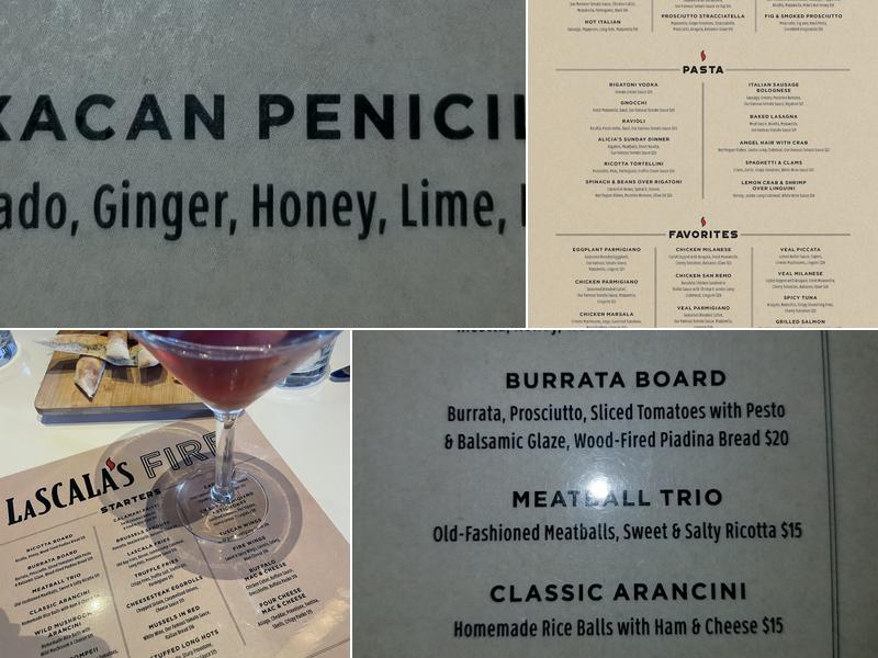 LaScala's Fire Newtown Square Menu