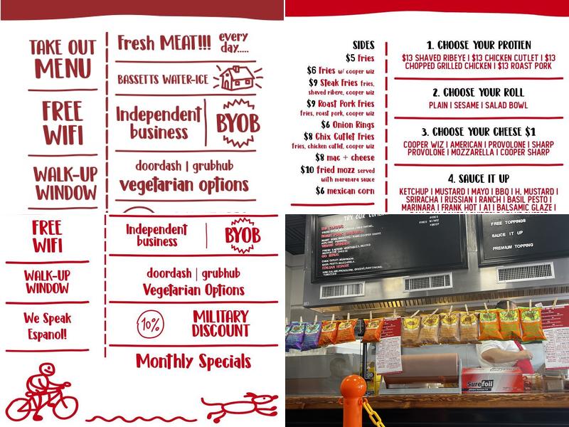 Peppe Steaks Menu