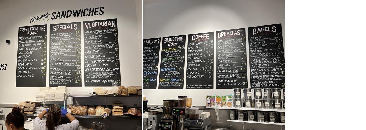 Maestros Menu