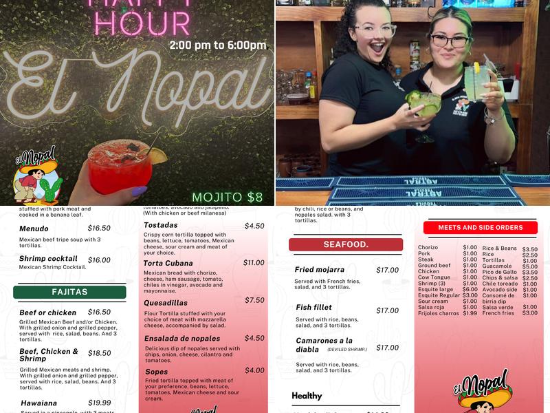 El Nopal Menu