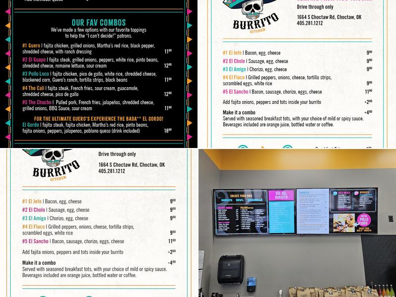 Guero's Burrito Kitchen Menu