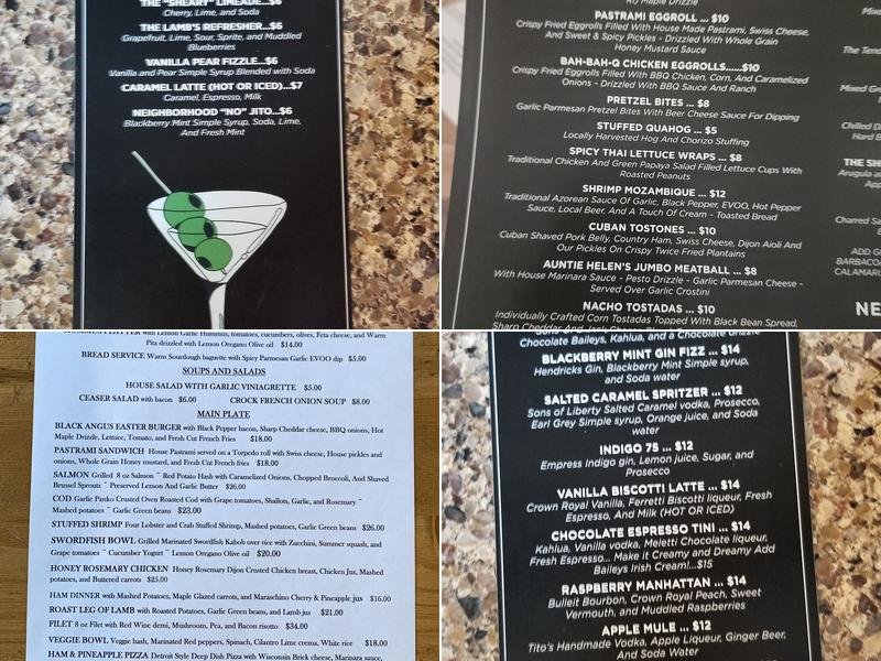 The Neighborhood Table and The BAH Menu