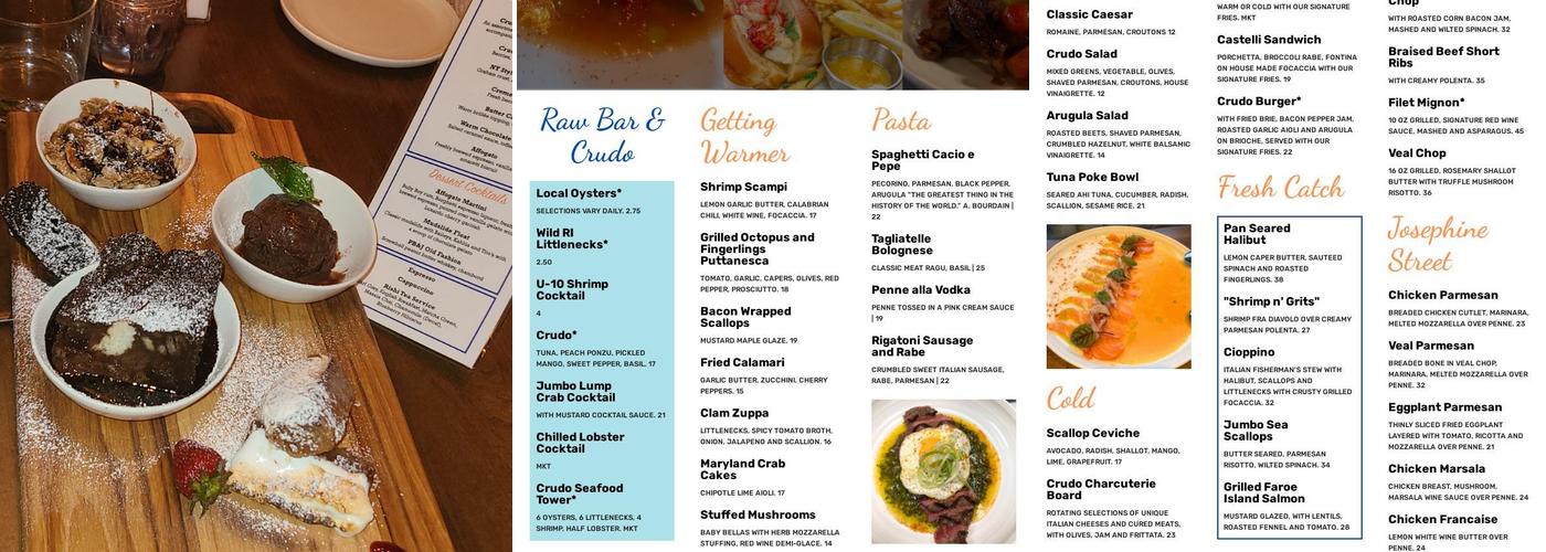 Crudo Menu