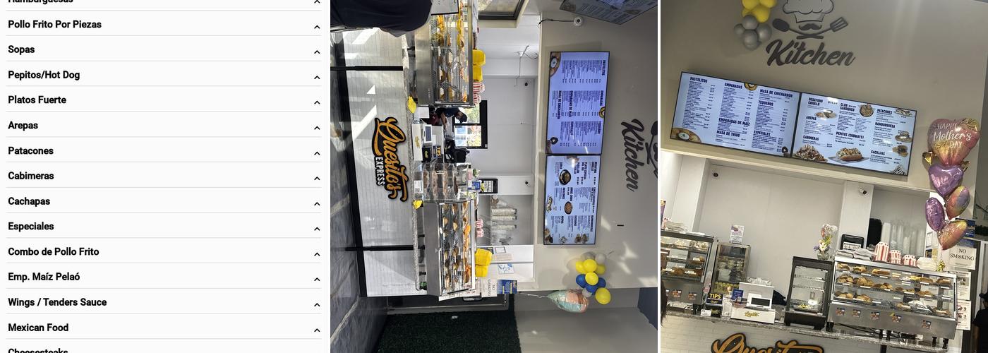 Quesito’s Express Menu