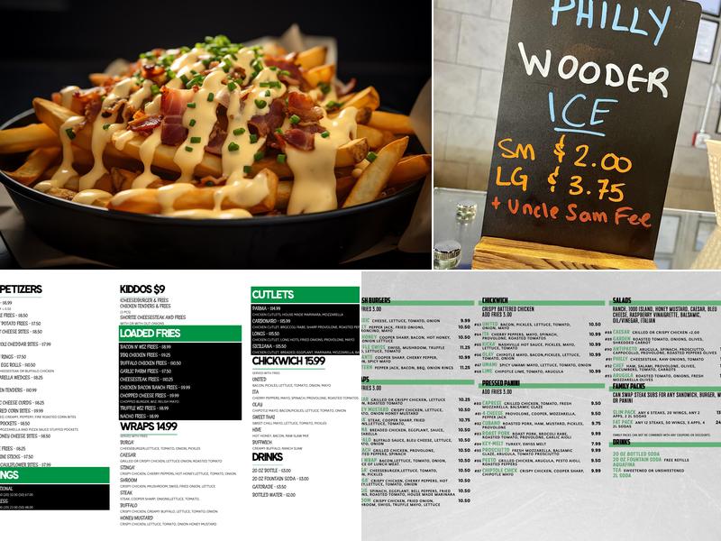 Philly Philly Cheesesteaks Menu
