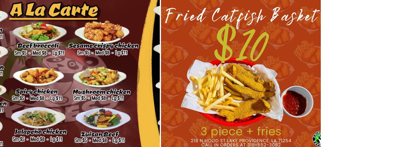 Chino Express and Seafood Menu