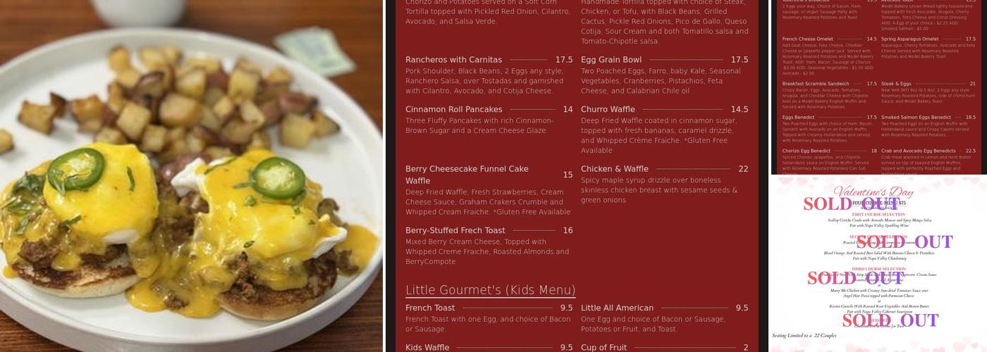 Valentina's Kitchen Menu