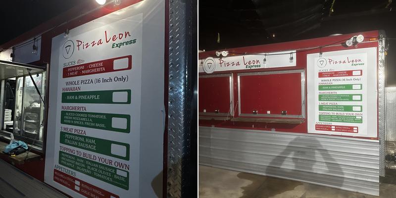 Pizza Leon Express Menu