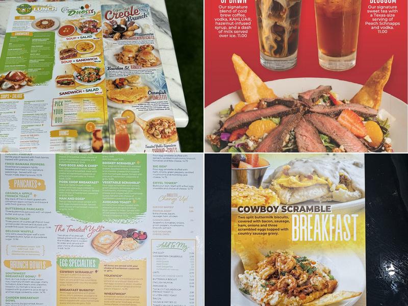 The Toasted Yolk Cafe Menu