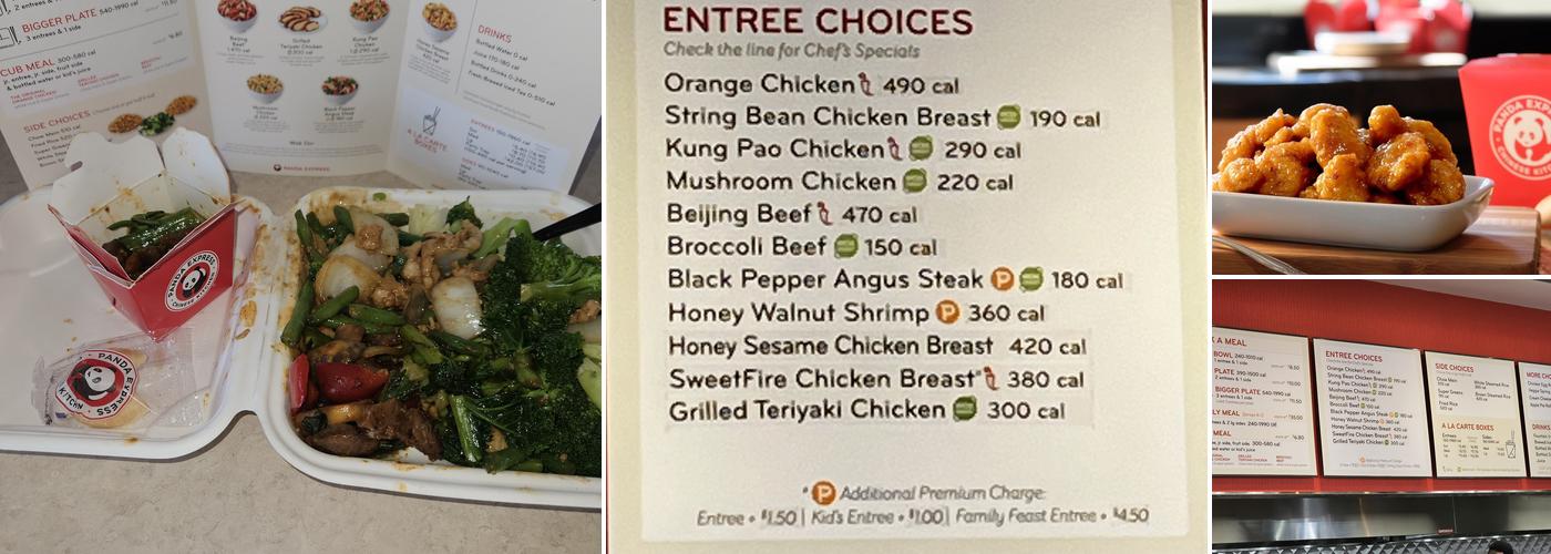 Panda Express Menu
