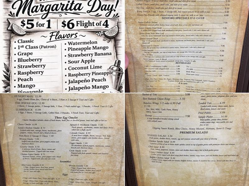 Reese’s Hideaway Menu