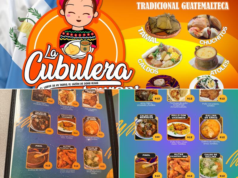 La Cubulera Restaurant Menu