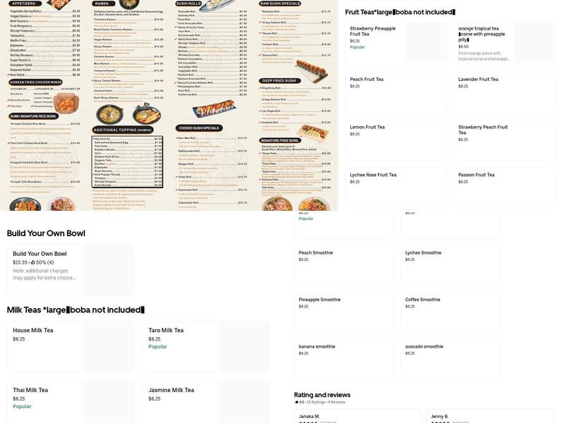 Sumo Poke Bowl & Ramen Menu