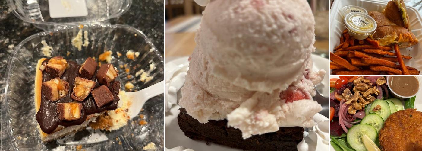 The place with the f up kitchen