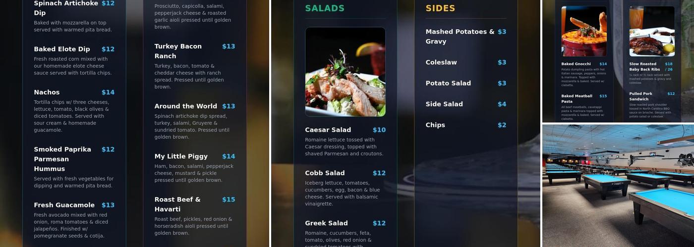 Dozer's Grill Menu