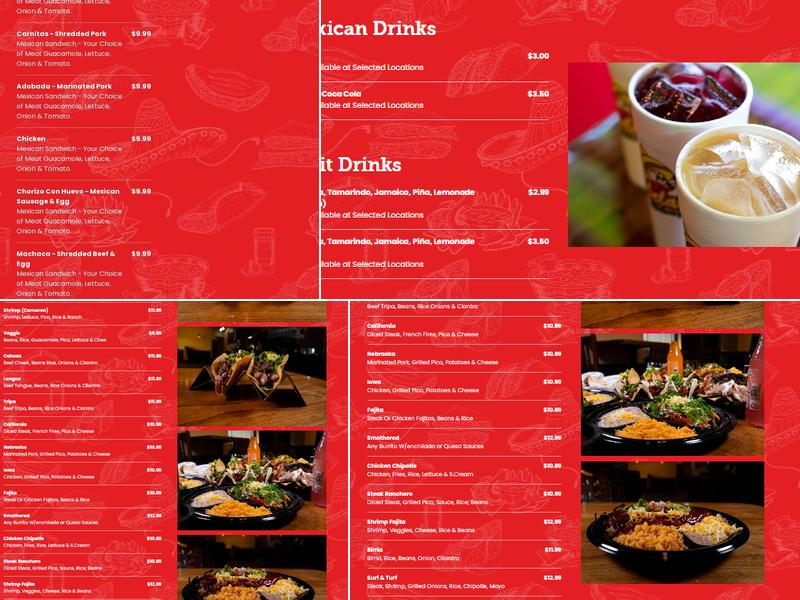 Abelardo's Mexican Fresh Menu