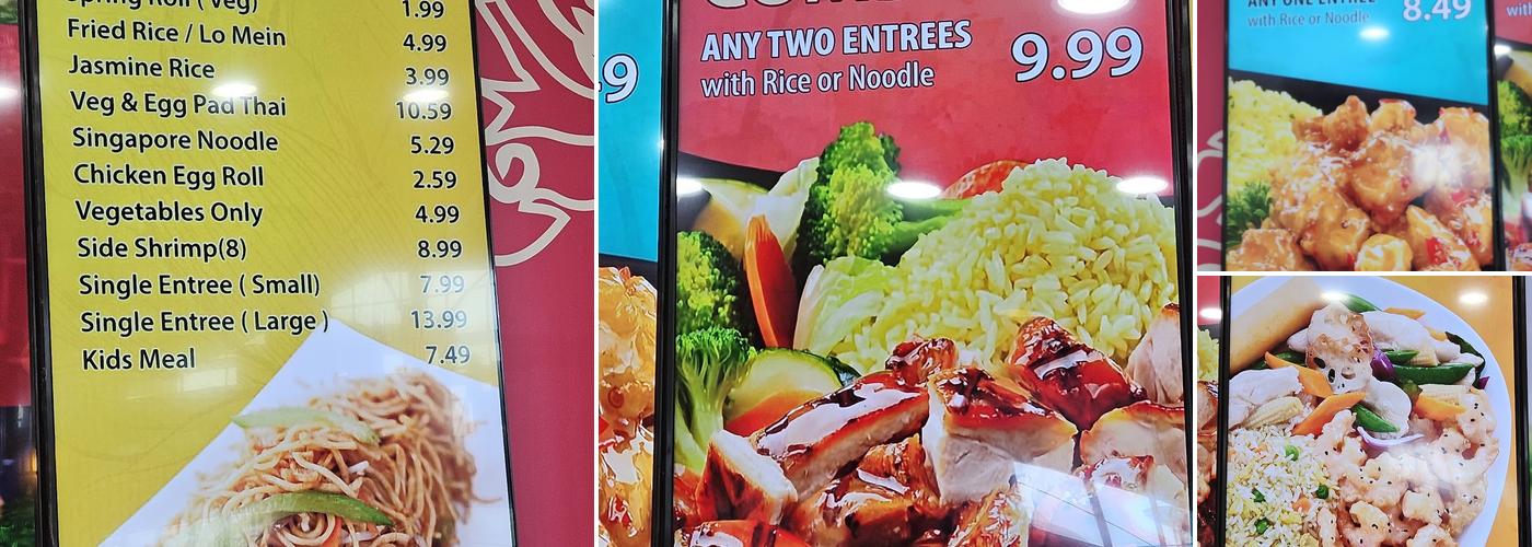 Ruby Thai Kitchen Menu