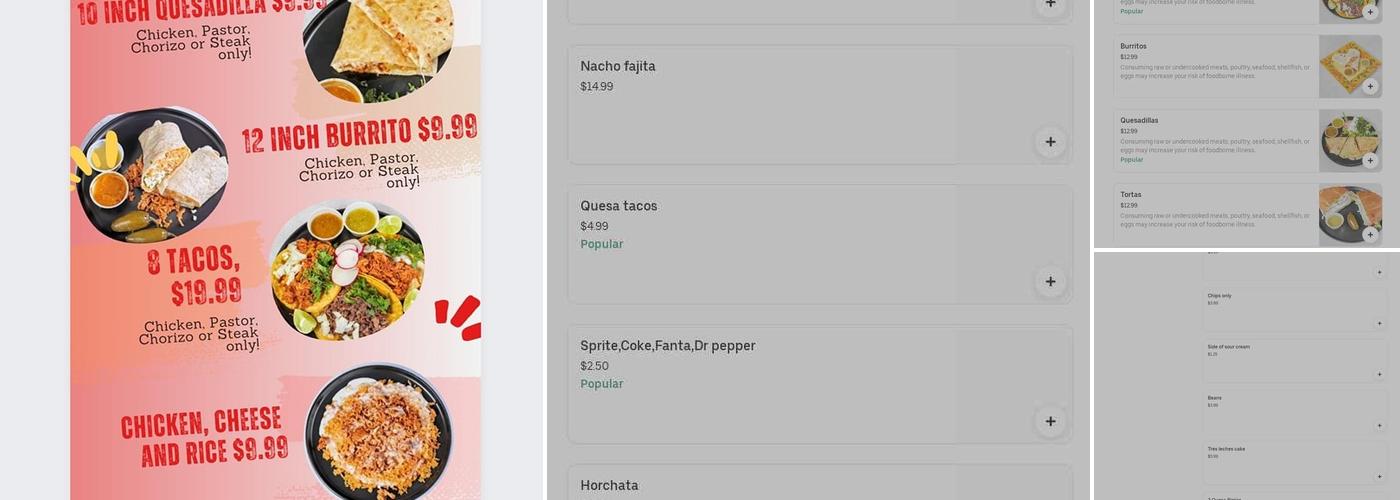 Mama coco Menu