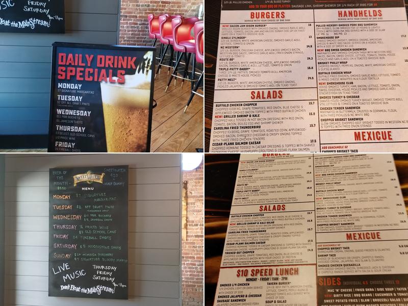 Mac's Speed Shop Menu