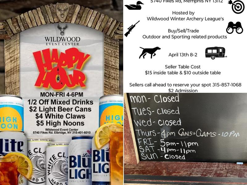 Wildwoods Event Center Menu