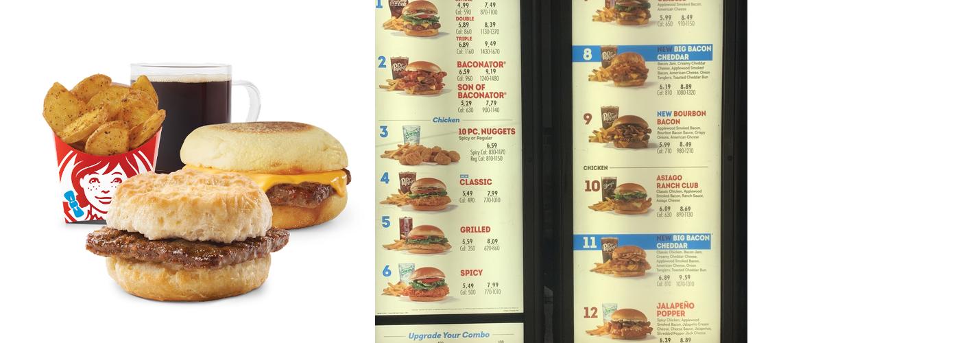 Wendy's Menu