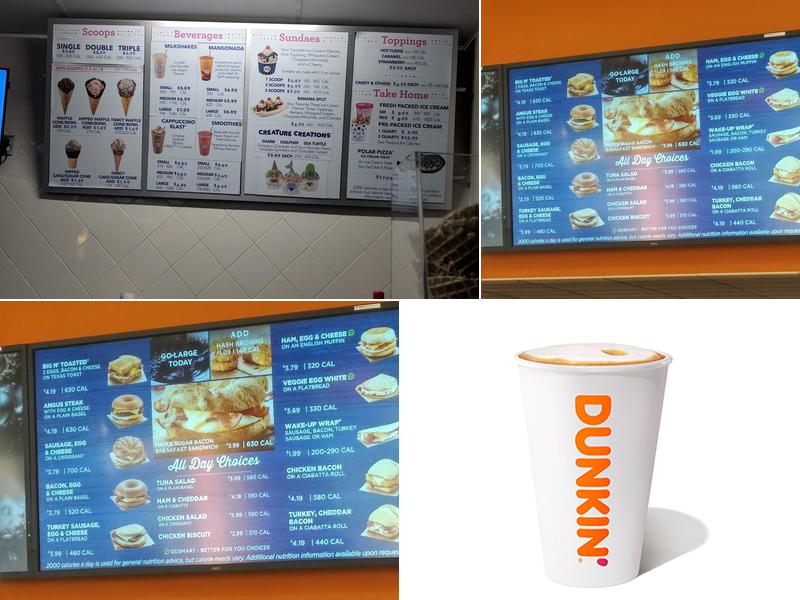 Dunkin' Menu