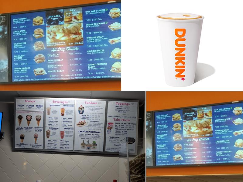 Dunkin' Menu