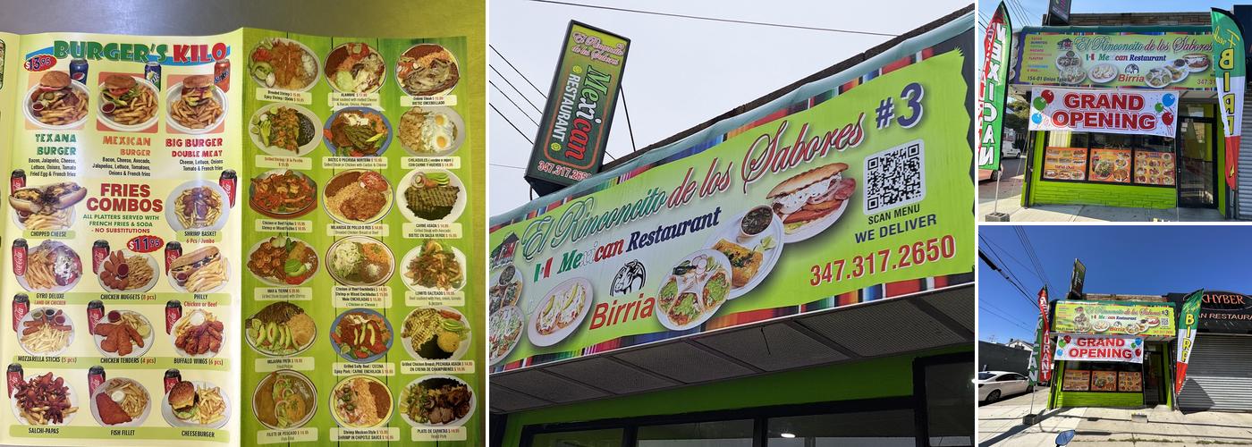 El Rinconcito De Los Sabores 3 Menu