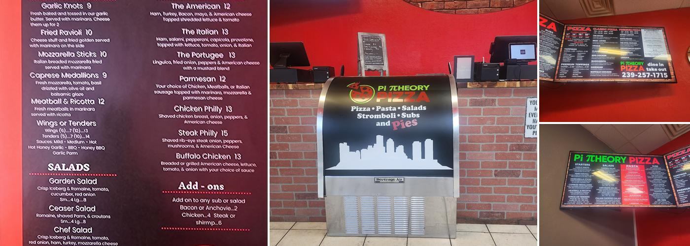 Pi Theory Pizza Menu