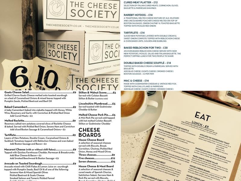 The Cheese Society Menu