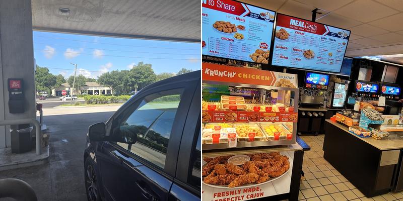 Krispy krunchy chicken @ circle k lady lake