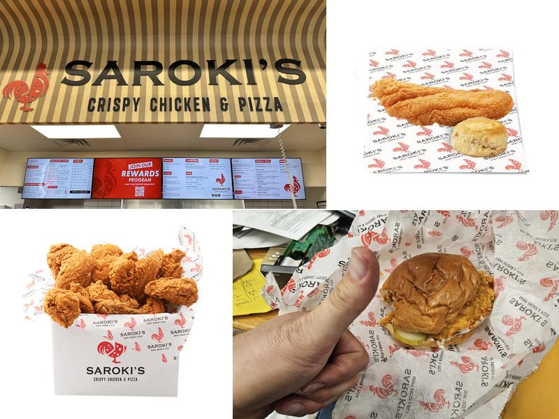 Saroki's Crispy Chicken & Pizza Menu