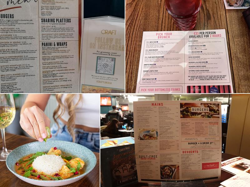 Slug & Lettuce - Lincoln Menu